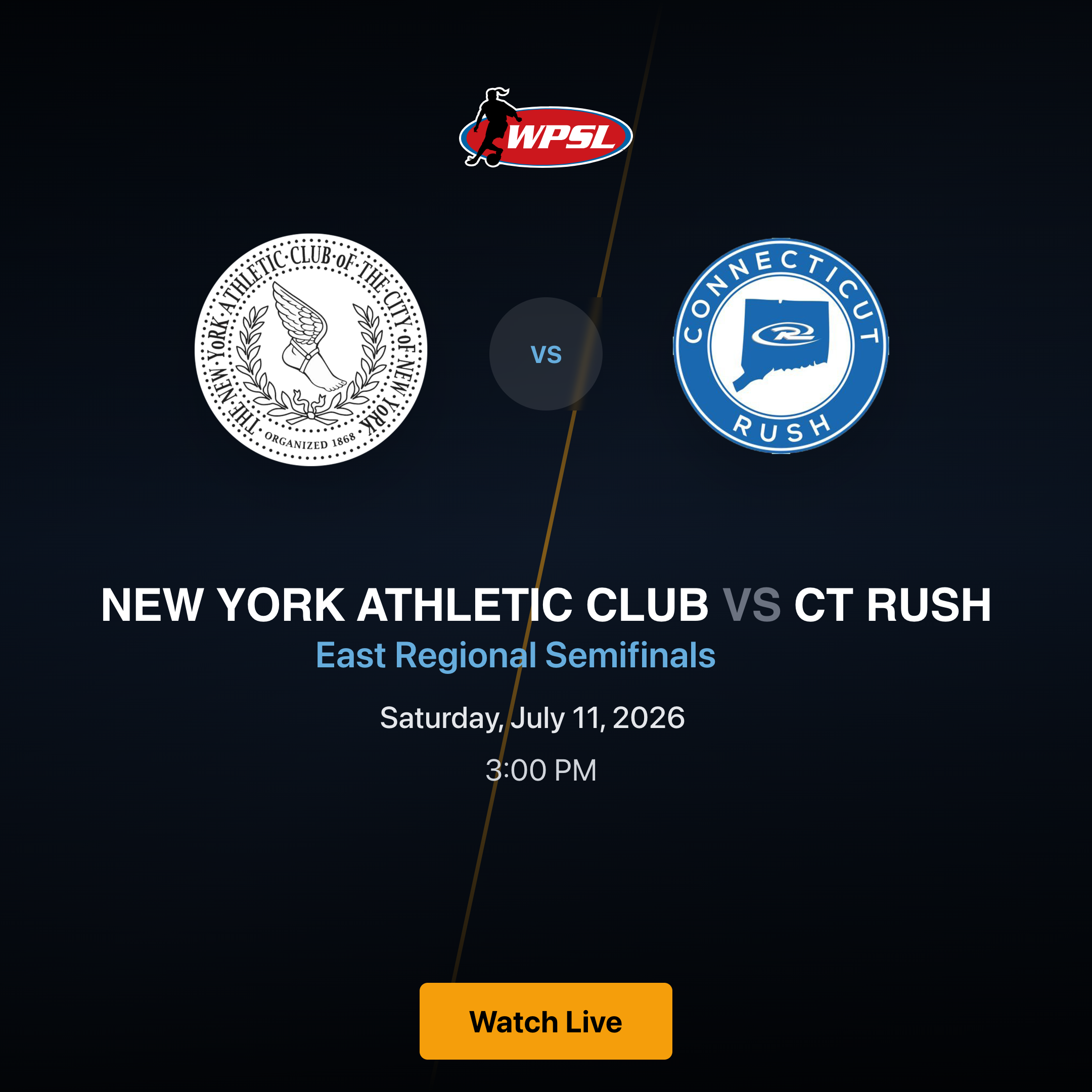 New York Athletic Club vs CT Rush