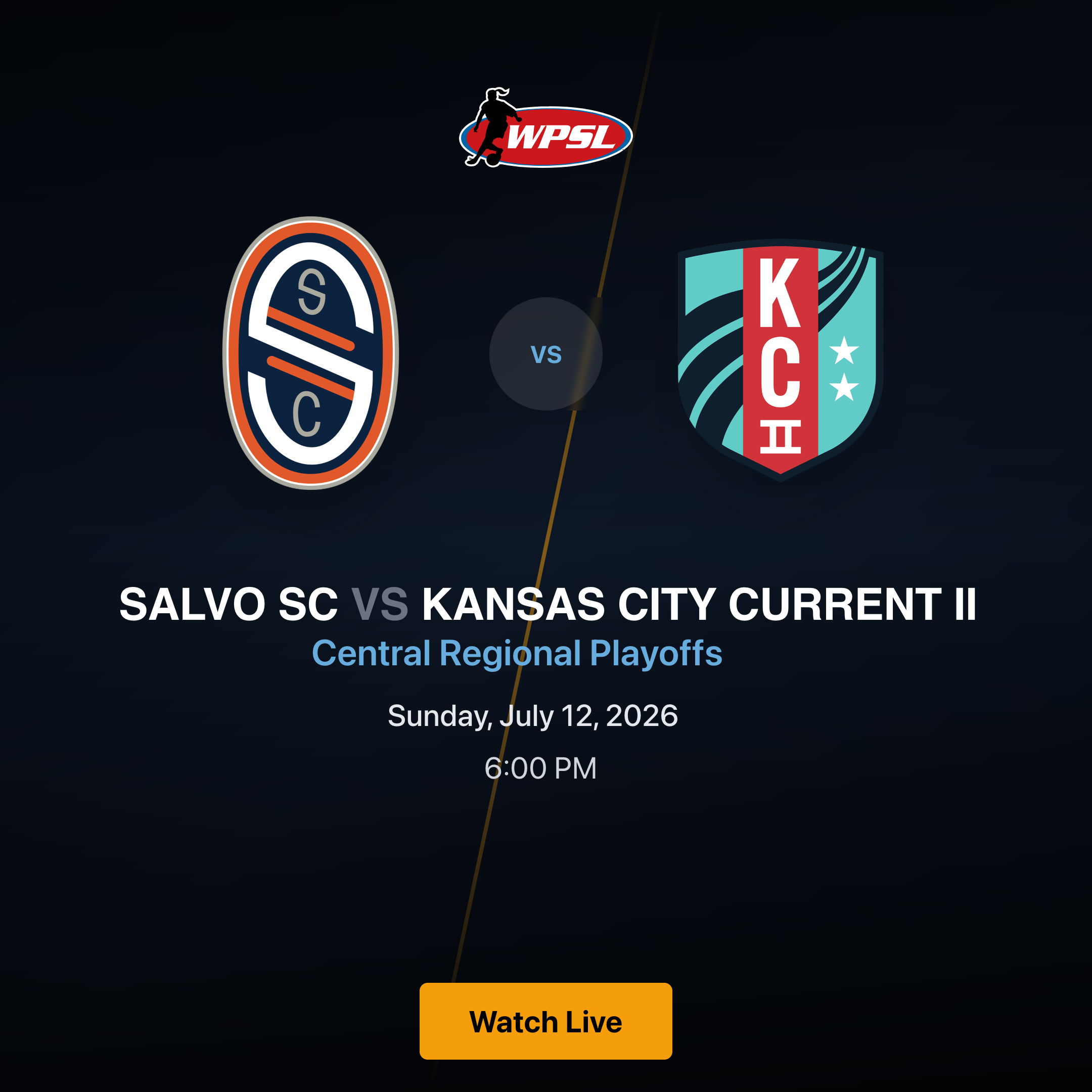 Salvo SC vs Kansas City Current II