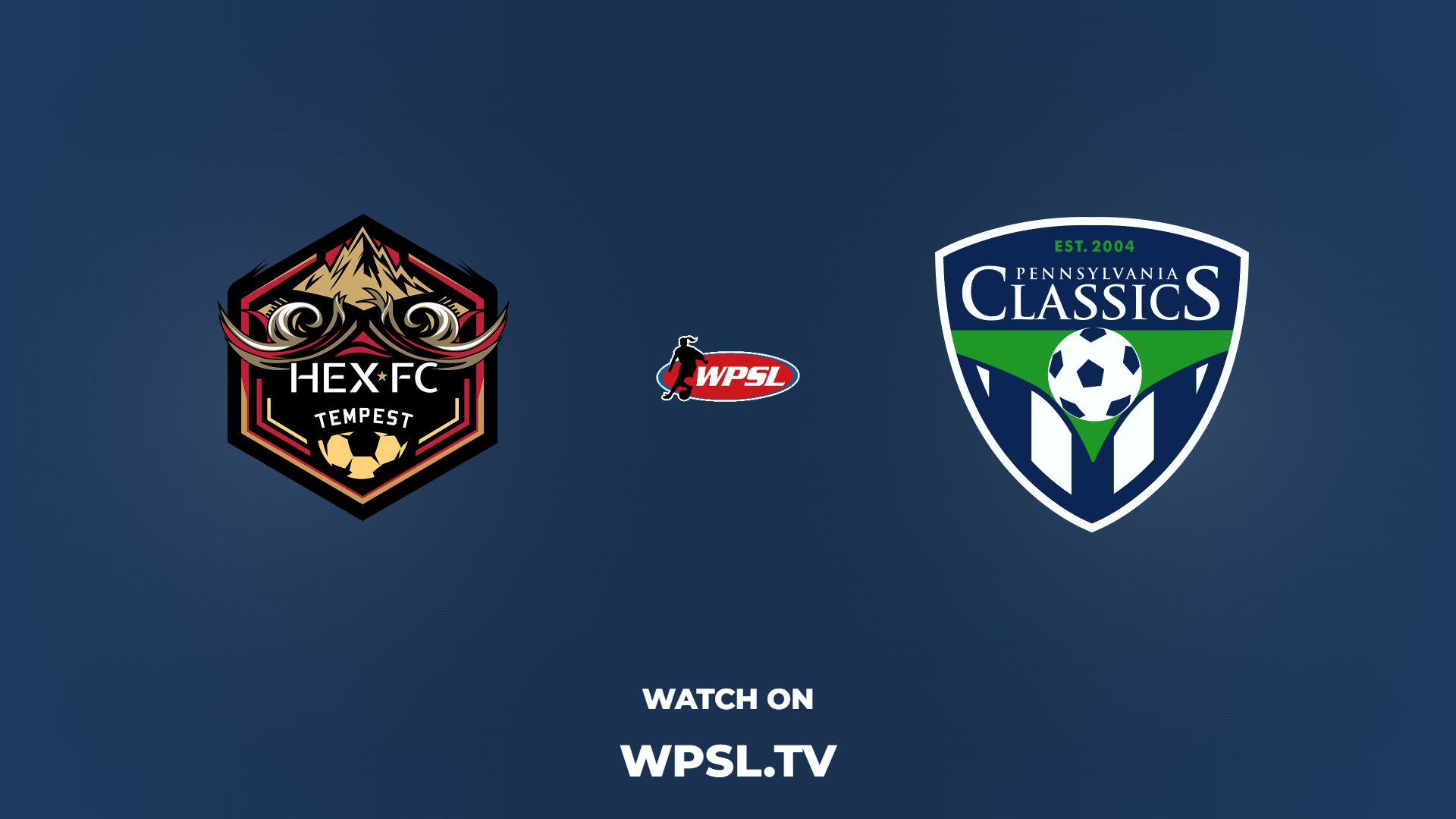 HEX FC Tempest vs Pennsylvania Classics