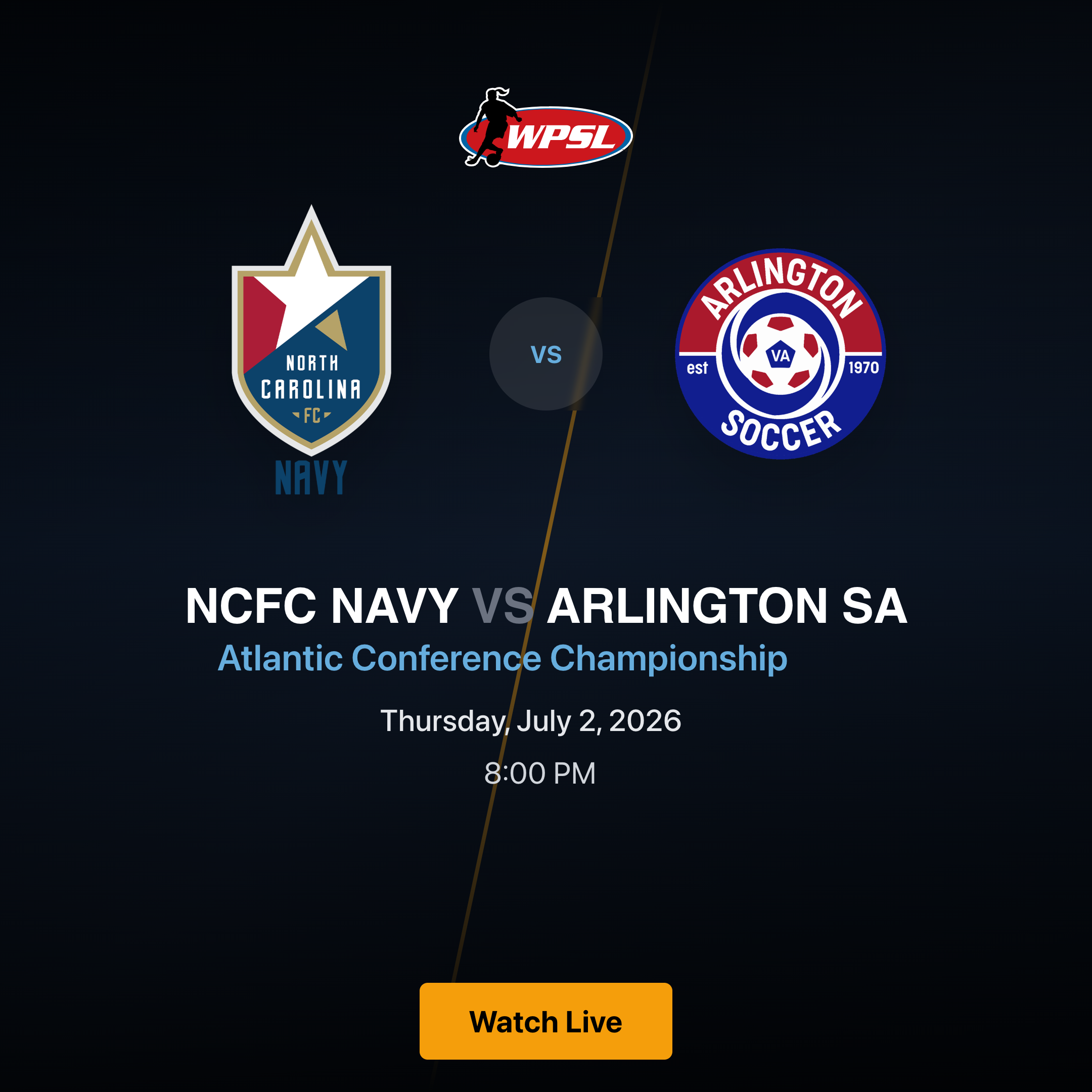 NCFC Navy vs Arlington SA
